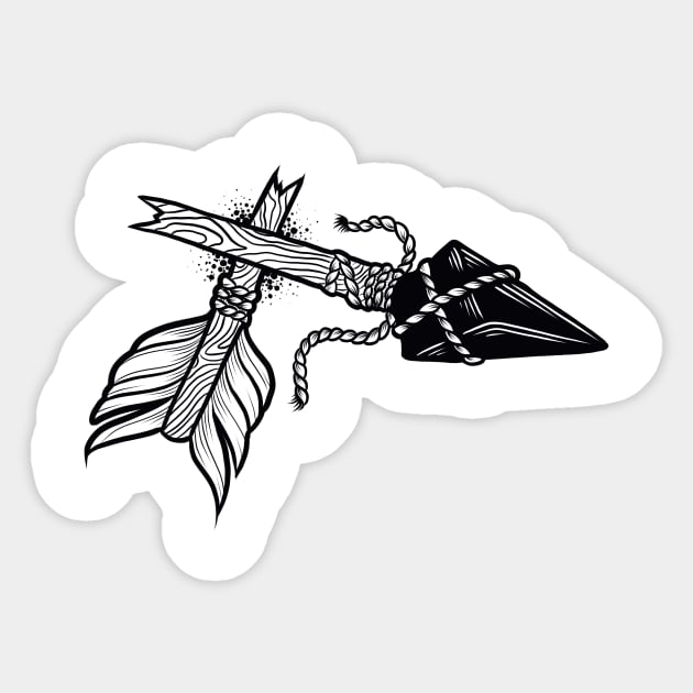 Broken arrow Sticker by Adorline